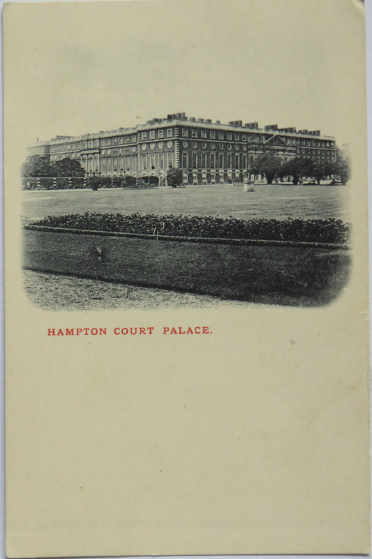 Vintage Postcard of Hampton Court Palace
