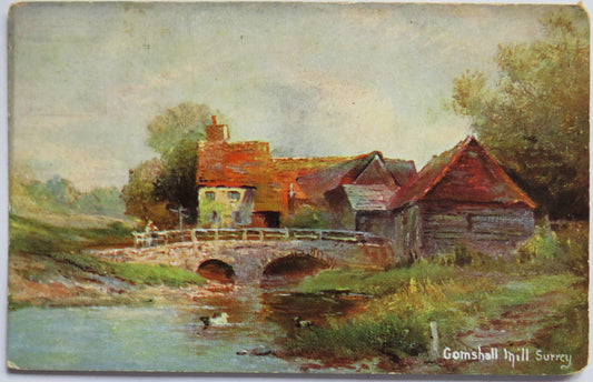 Vintage Postcard of Gomshall Hill Surrey