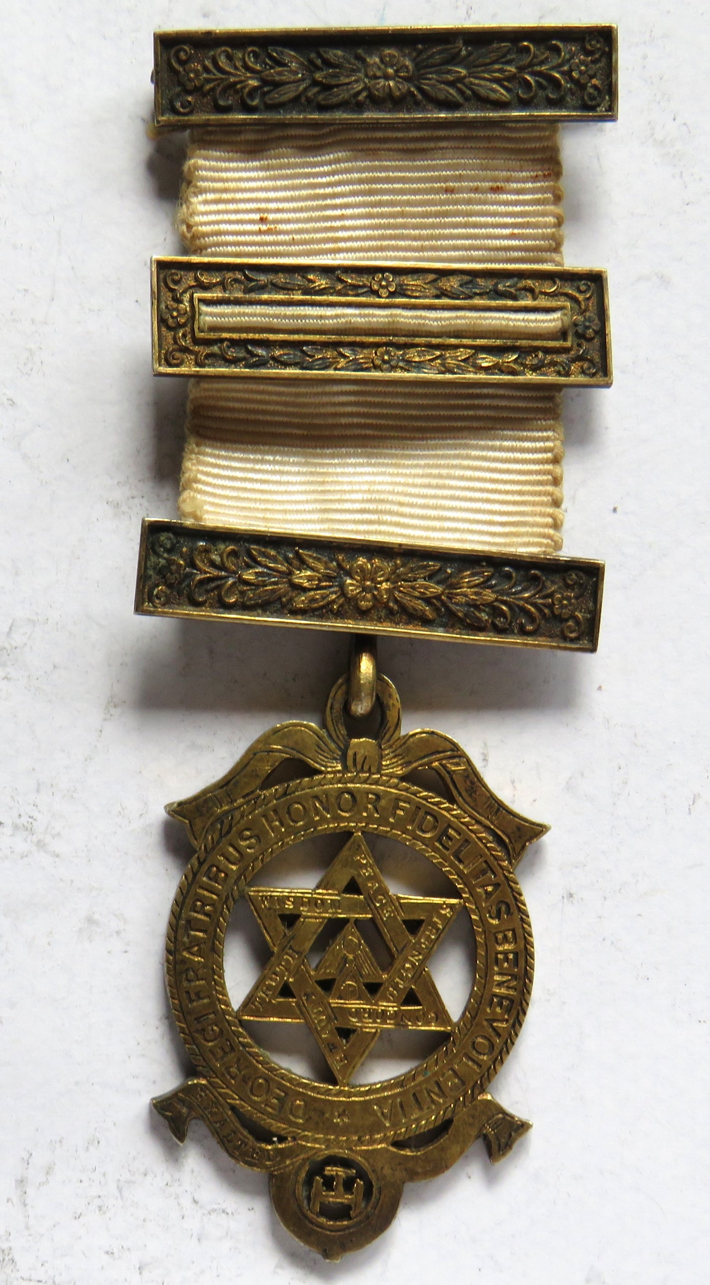 Antique Masonic Silver Gilt Jewel "Royal Arch Chapter" Hallmarked London 1930