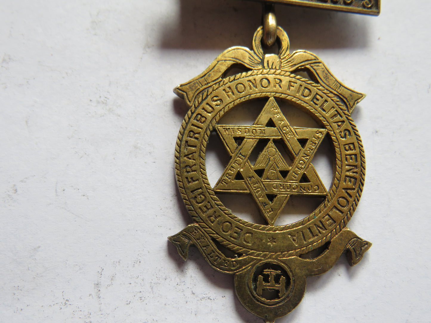 Antique Masonic Silver Gilt Jewel "Royal Arch Chapter" Hallmarked London 1930