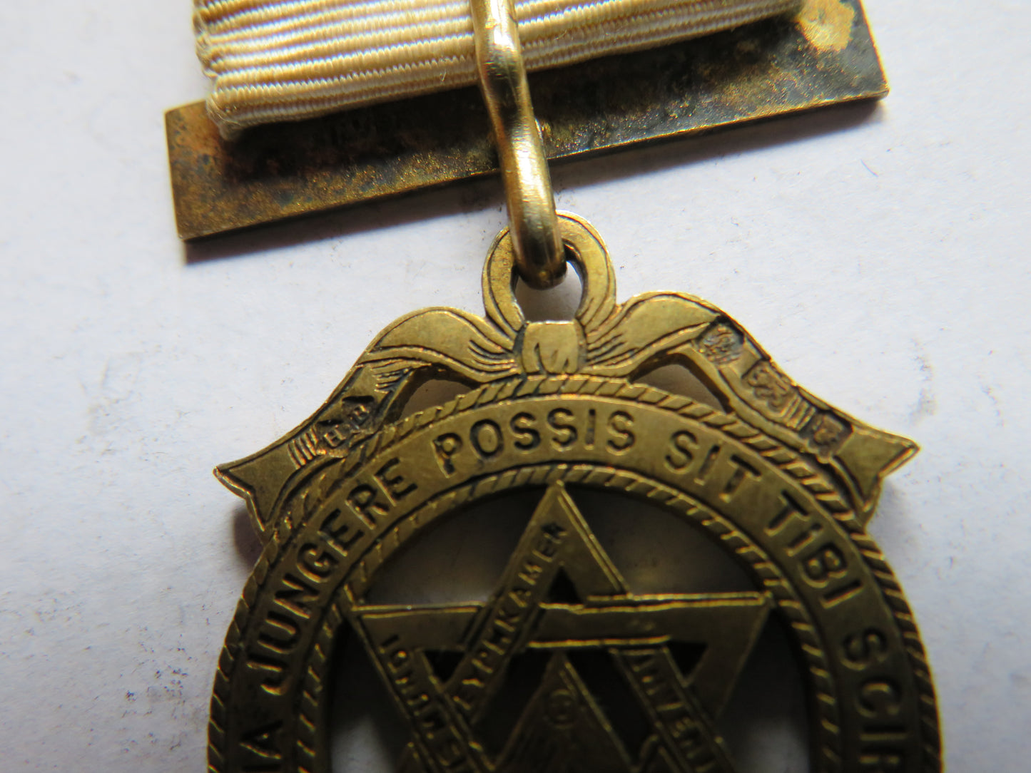 Antique Masonic Silver Gilt Jewel "Royal Arch Chapter" Hallmarked London 1930