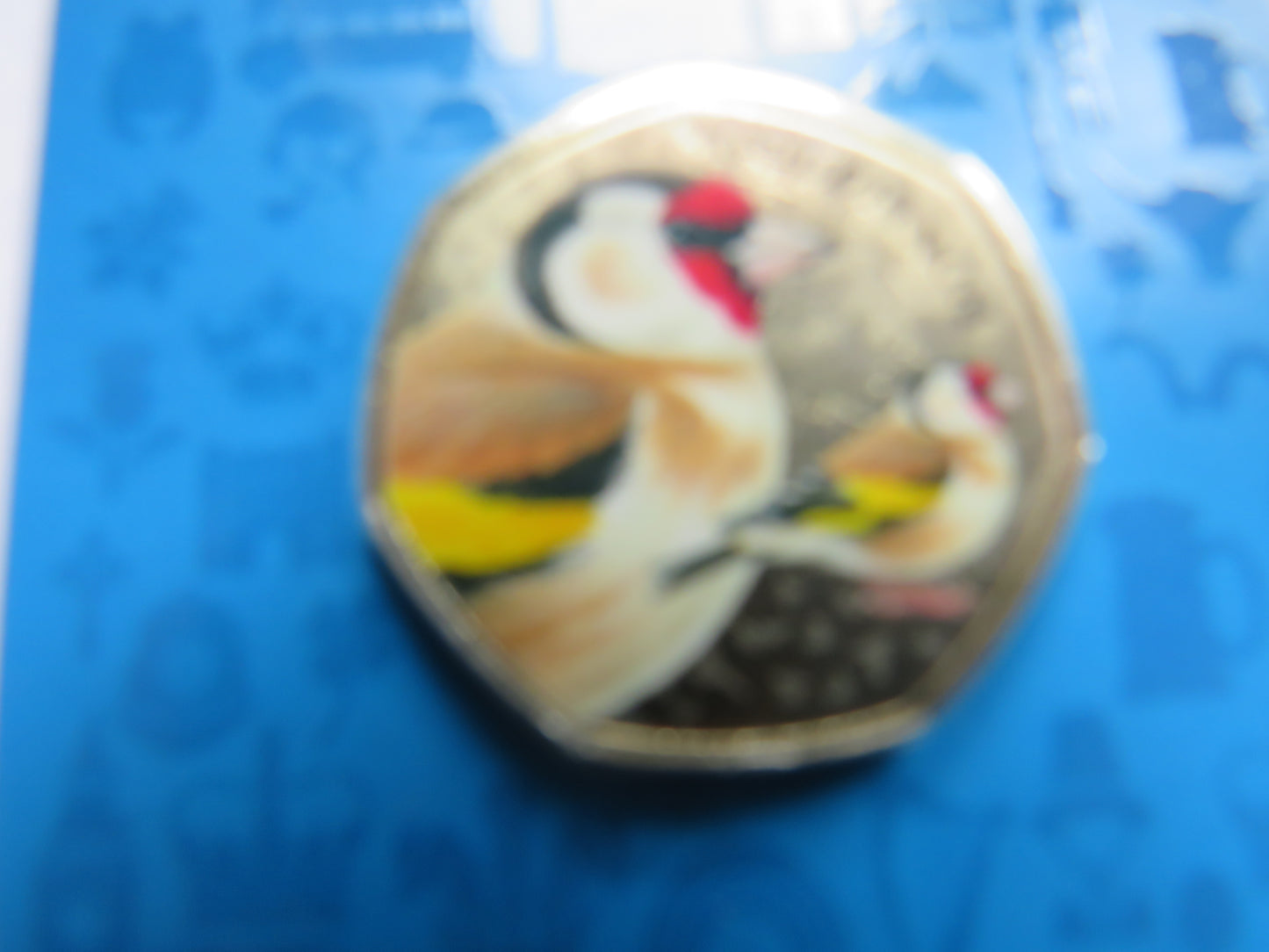 Great British Birds Goldfinch Collector Edition Coin In Shape of 50p By Westminster