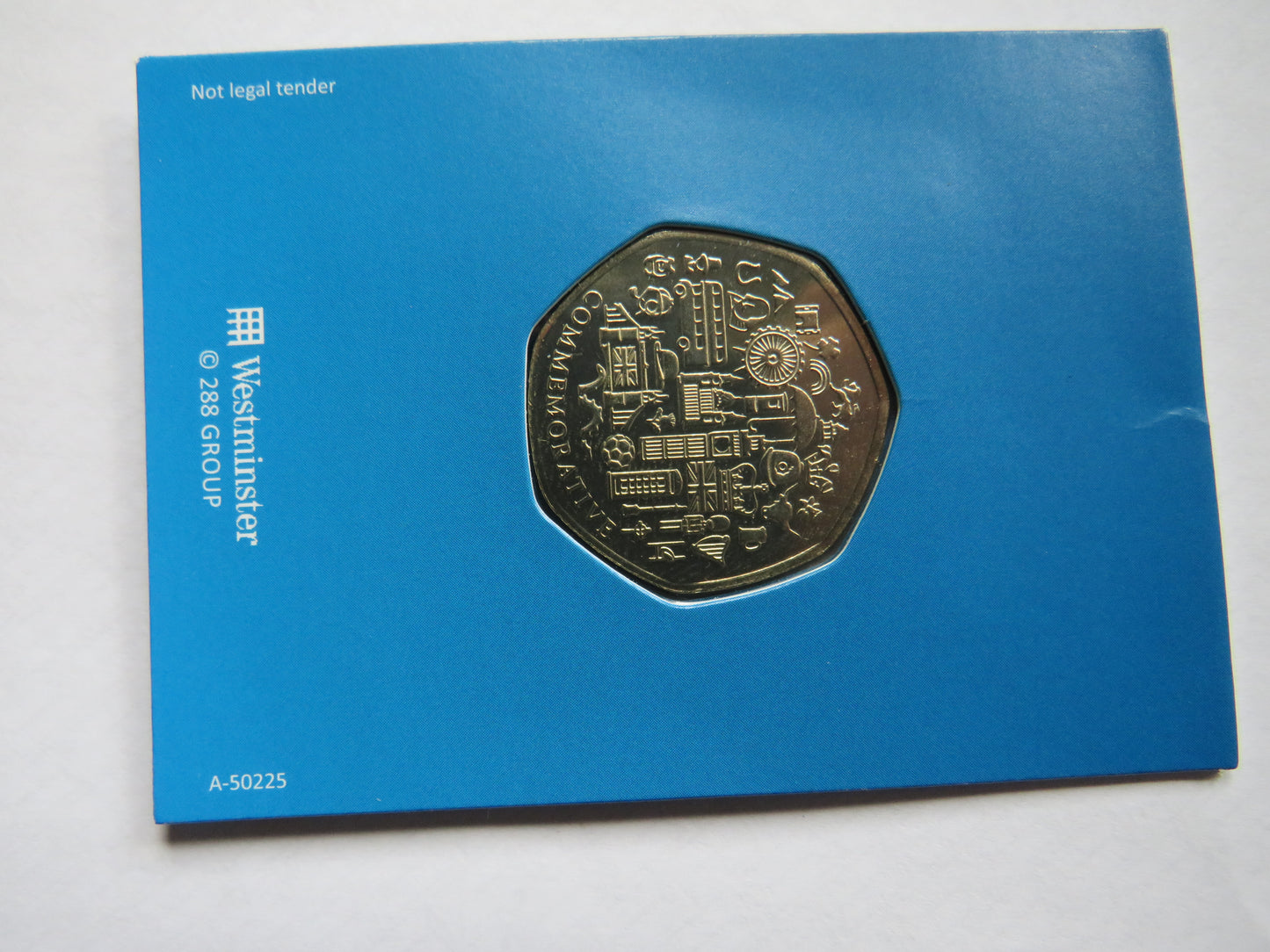 Great British Birds Peregrine Falcon Collector Edition Coin In Shape of 50p By Westminster