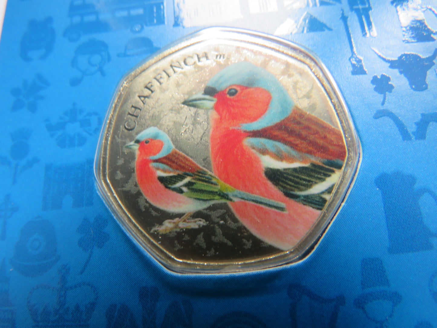 Great British Birds Chaffinch Collector Edition Coin In Shape of 50p By Westminster