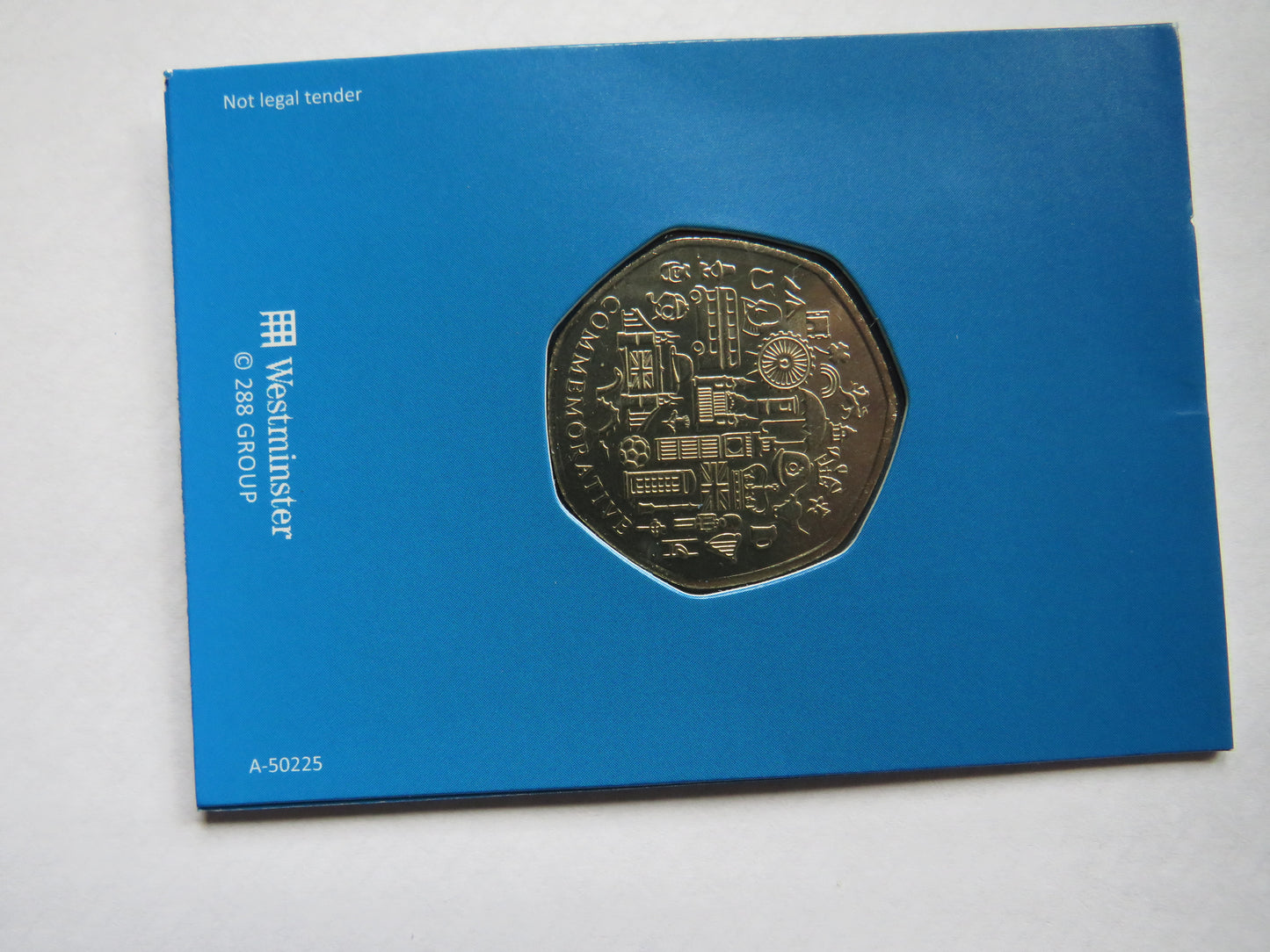 Great British Birds Blackbird Collector Edition Coin In Shape of 50p By Westminster