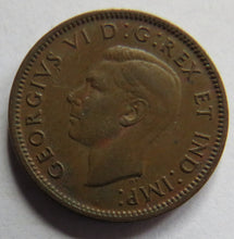 Load image into Gallery viewer, 1940 King George VI Canada One Cent Coin
