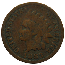 Load image into Gallery viewer, 1883 USA Indian Head One Cent Coin
