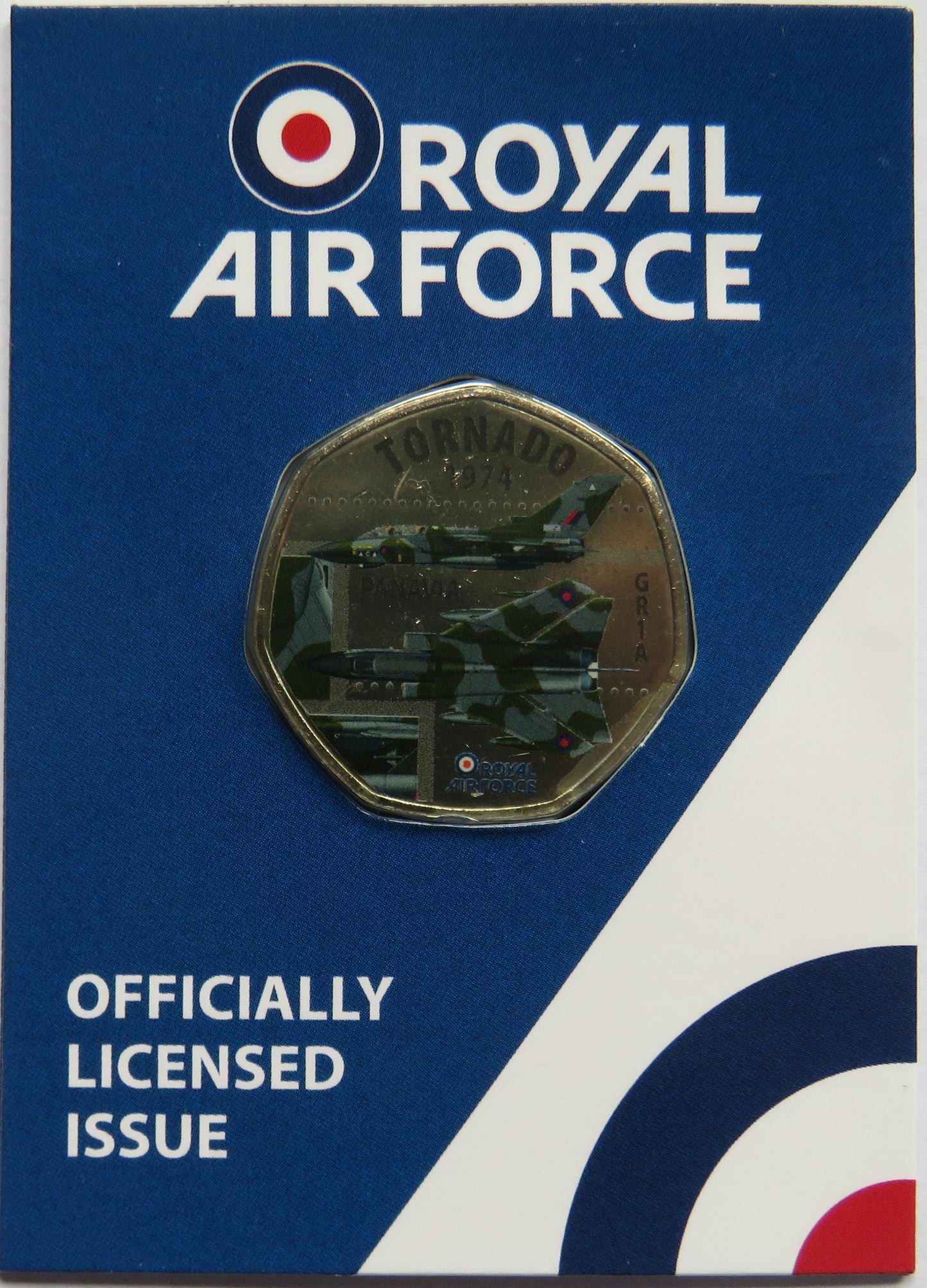Royal Air Force Tornado 1974 Panavia In Shape of 50p By Westminster