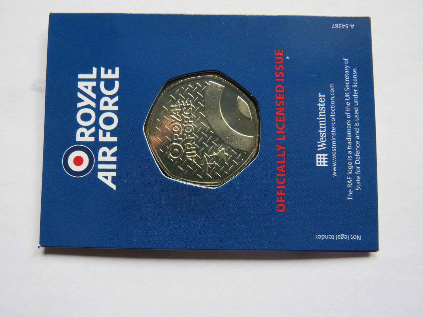 Royal Air Force Tornado 1974 Panavia In Shape of 50p By Westminster