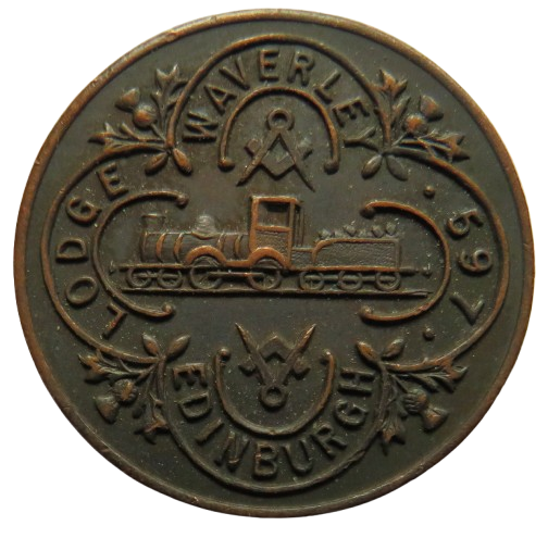 Lodge Waverly 597 Edinburgh Masonic Mark Token