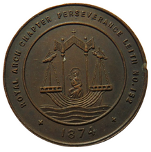 Load image into Gallery viewer, Royal Argh Chapter Perseverance Leith No 132 Masonic Mark Token
