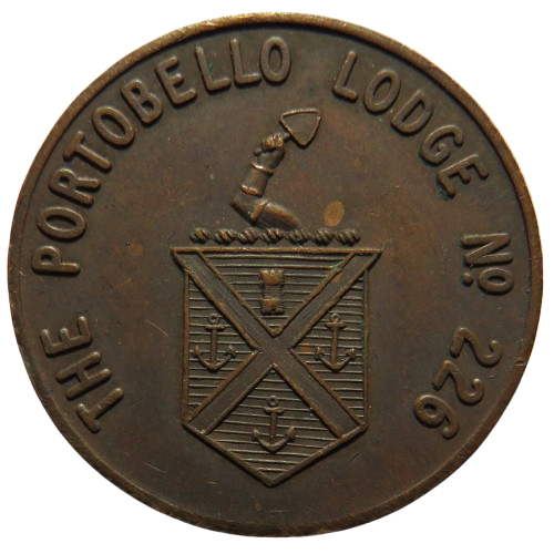 The Portobello Lodge No 226 Masonic Mark Token