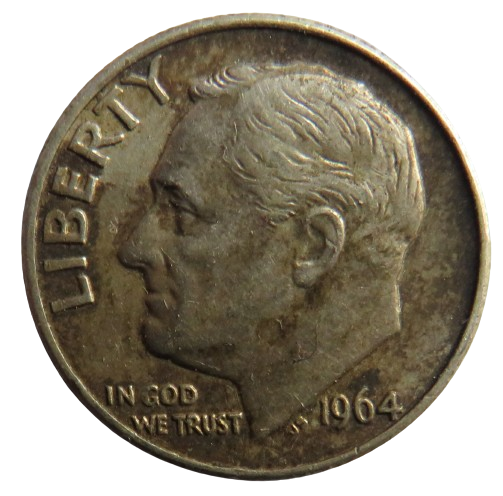 1964 USA Silver Roosevelt Dime