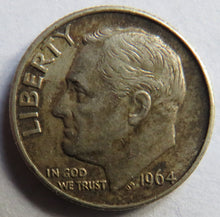 Load image into Gallery viewer, 1964 USA Silver Roosevelt Dime
