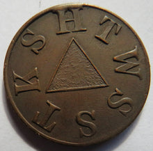 Load image into Gallery viewer, Lodge St Clair Edinburgh No 349 Masonic Mark Token
