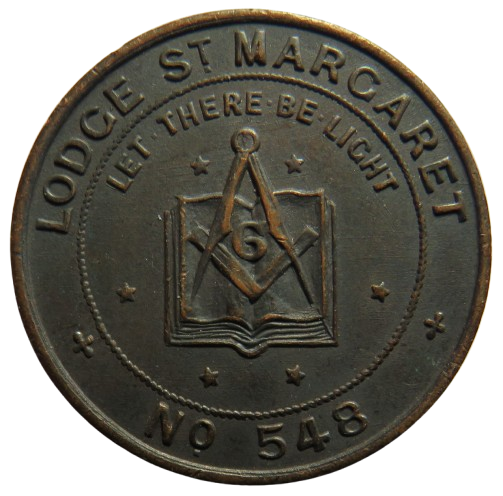 Lodge Saint Margaret No 548 Masonic Mark Token