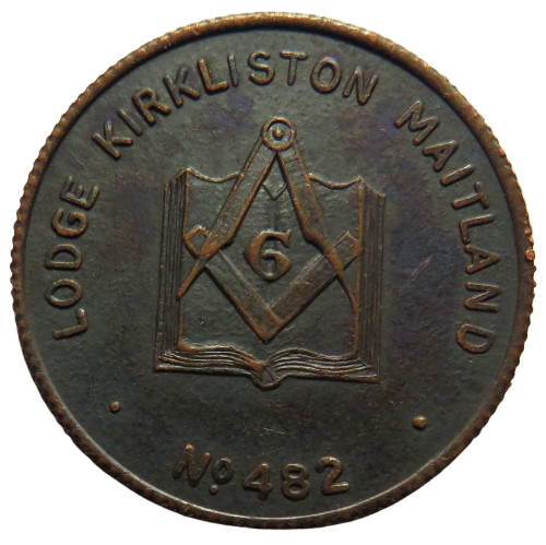 Lodge Kirkliston Maitland No 482 Vintage Masonic Token