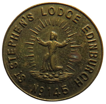 Load image into Gallery viewer, St. Stephen&#39;s Lodge Edinburgh No.145 Masonic Token
