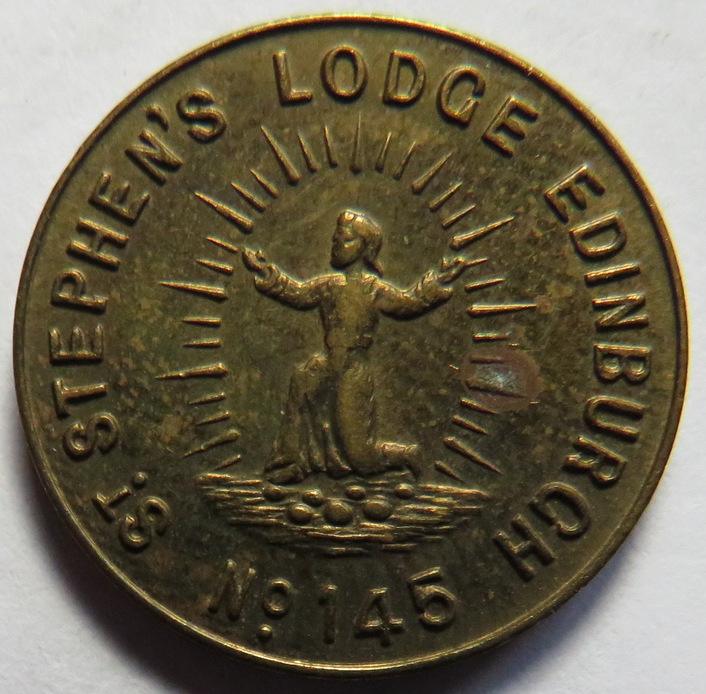 St. Stephen's Lodge Edinburgh No.145 Masonic Token