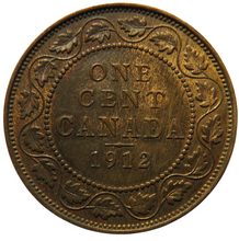 Load image into Gallery viewer, 1912 King George V Canada One Cent Coin In Higher Grade
