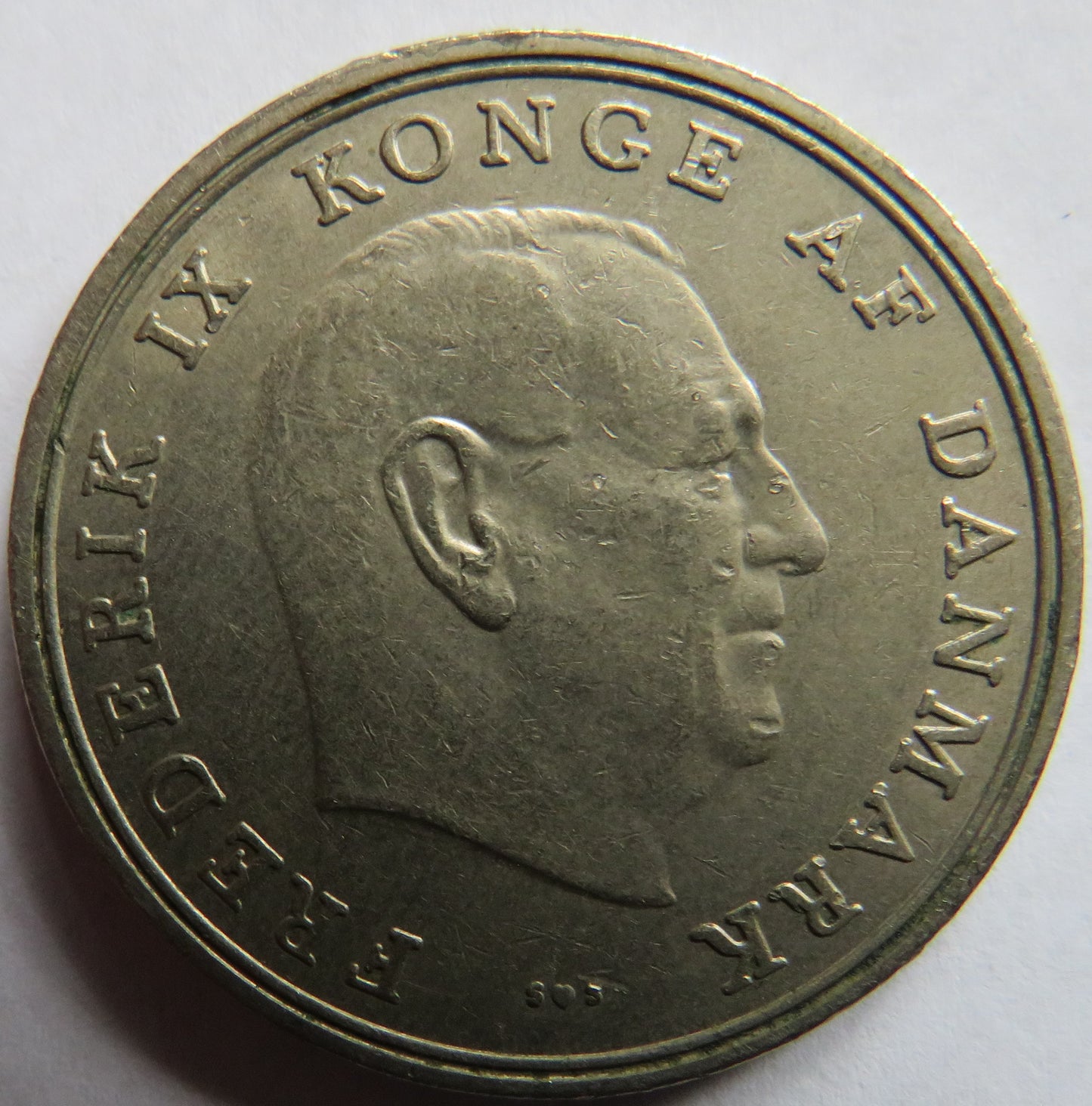 1972 Denmark 5 Kroner Coin