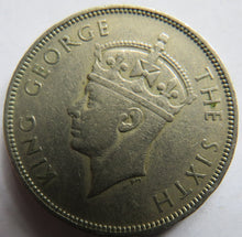 Load image into Gallery viewer, 1950 King George VI Mauritius One Rupee Coin
