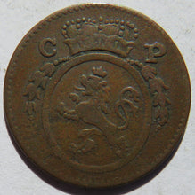 Load image into Gallery viewer, 1777 Electors of the Palatinate (Palatinate, German States) 1/4 Kreuzer Coin
