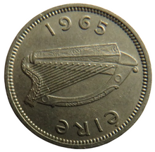 Load image into Gallery viewer, 1965 Ireland Eire Threepence Coin
