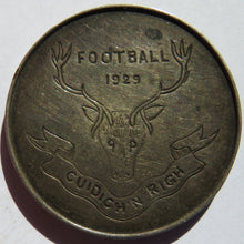 Load image into Gallery viewer, 1929 Football Medal Seaforth Highlanders  Pte. H. Manderson &quot;C&quot; Company
