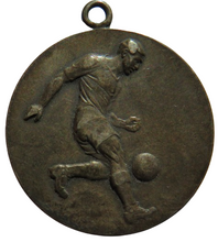 Load image into Gallery viewer, Antique Silver Football Medal - Not Engraved
