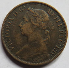 Load image into Gallery viewer, 1886 Queen Victoria Farthing Coin - Great Britain
