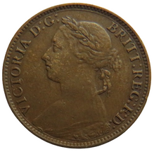 Load image into Gallery viewer, 1886 Queen Victoria Farthing Coin - Great Britain
