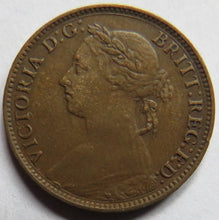 Load image into Gallery viewer, 1886 Queen Victoria Farthing Coin - Great Britain
