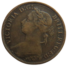 Load image into Gallery viewer, 1885 Queen Victoria Farthing Coin - Great Britain
