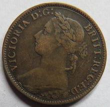 Load image into Gallery viewer, 1885 Queen Victoria Farthing Coin - Great Britain
