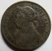 Load image into Gallery viewer, 1885 Queen Victoria Farthing Coin - Great Britain
