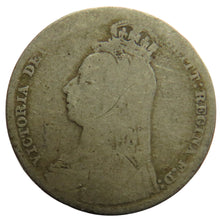 Load image into Gallery viewer, 1890 Queen Victoria Jubilee Head Silver Shilling Coin - Great Britain
