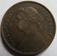 Load image into Gallery viewer, 1886 Queen Victoria Farthing Coin - Great Britain
