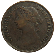 Load image into Gallery viewer, 1891 Queen Victoria Farthing Coin - Great Britain
