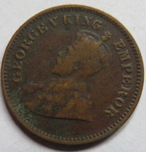 Load image into Gallery viewer, 1916 King George V India 1/2 Pice Coin
