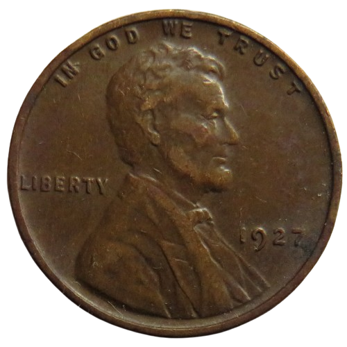 1927 USA Lincoln One Cent Coin