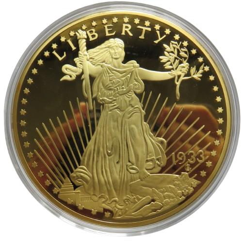 2014 -1933 Double Eagle Large Commemorative Coin / Medal 100mm