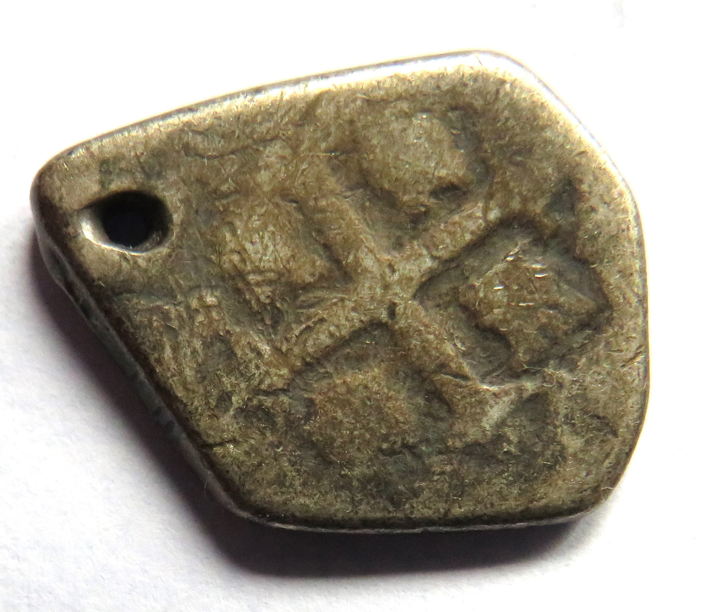 18thC Spanish Colonial Silver 2 Reals Cob Coin