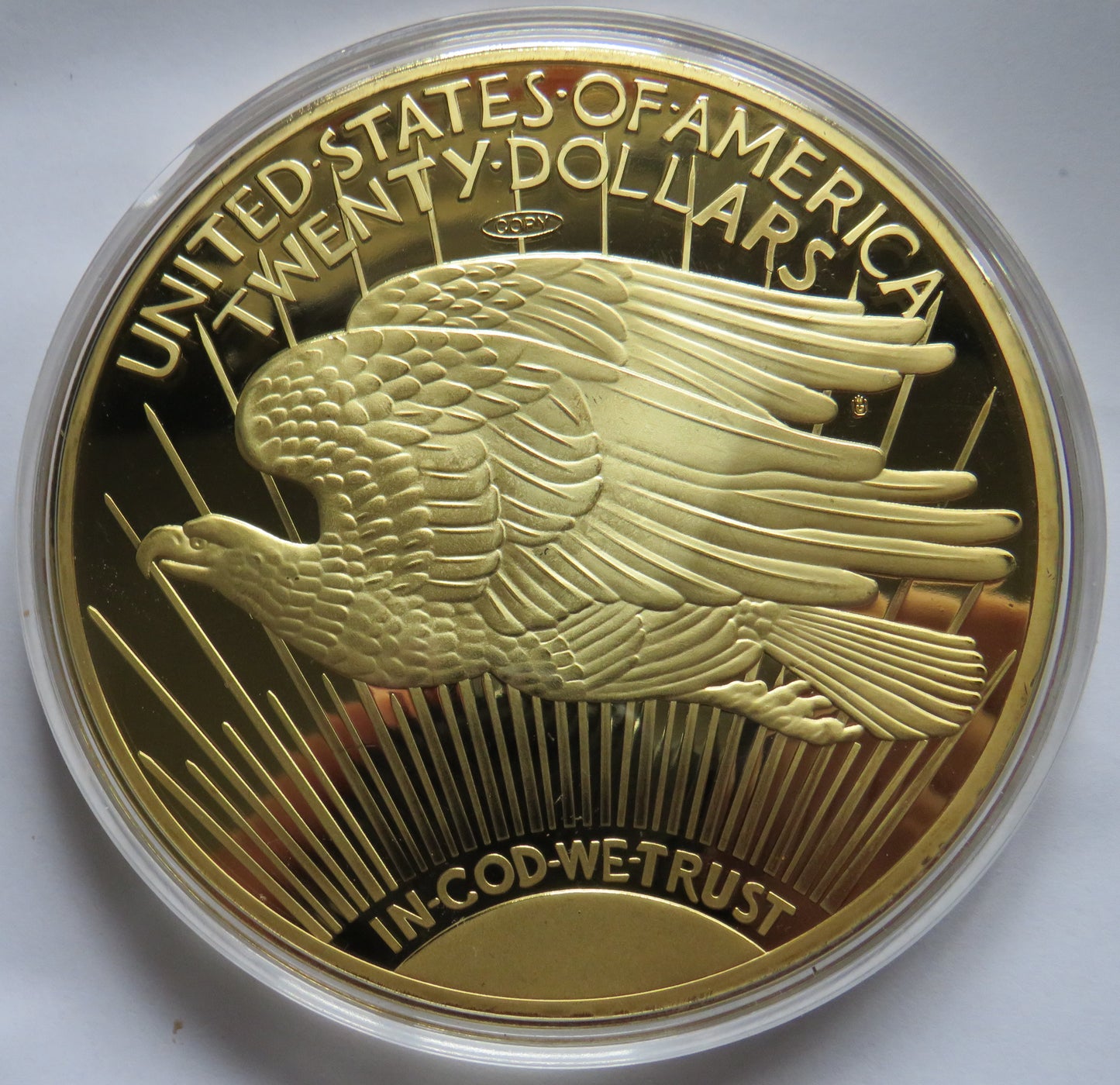 2014 -1933 Double Eagle Large Commemorative Coin / Medal 100mm