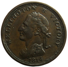 Load image into Gallery viewer, 1816 One Penny Token Edward Bewley Wellington &amp; Victory 1814
