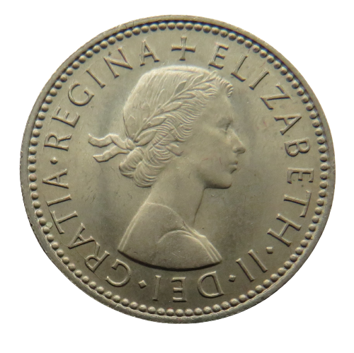 1958 Queen Elizabeth II (Scottish) One Shilling Coin In High Grade