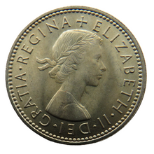 Load image into Gallery viewer, 1966 Queen Elizabeth II (Scottish) One Shilling Coin In High Grade
