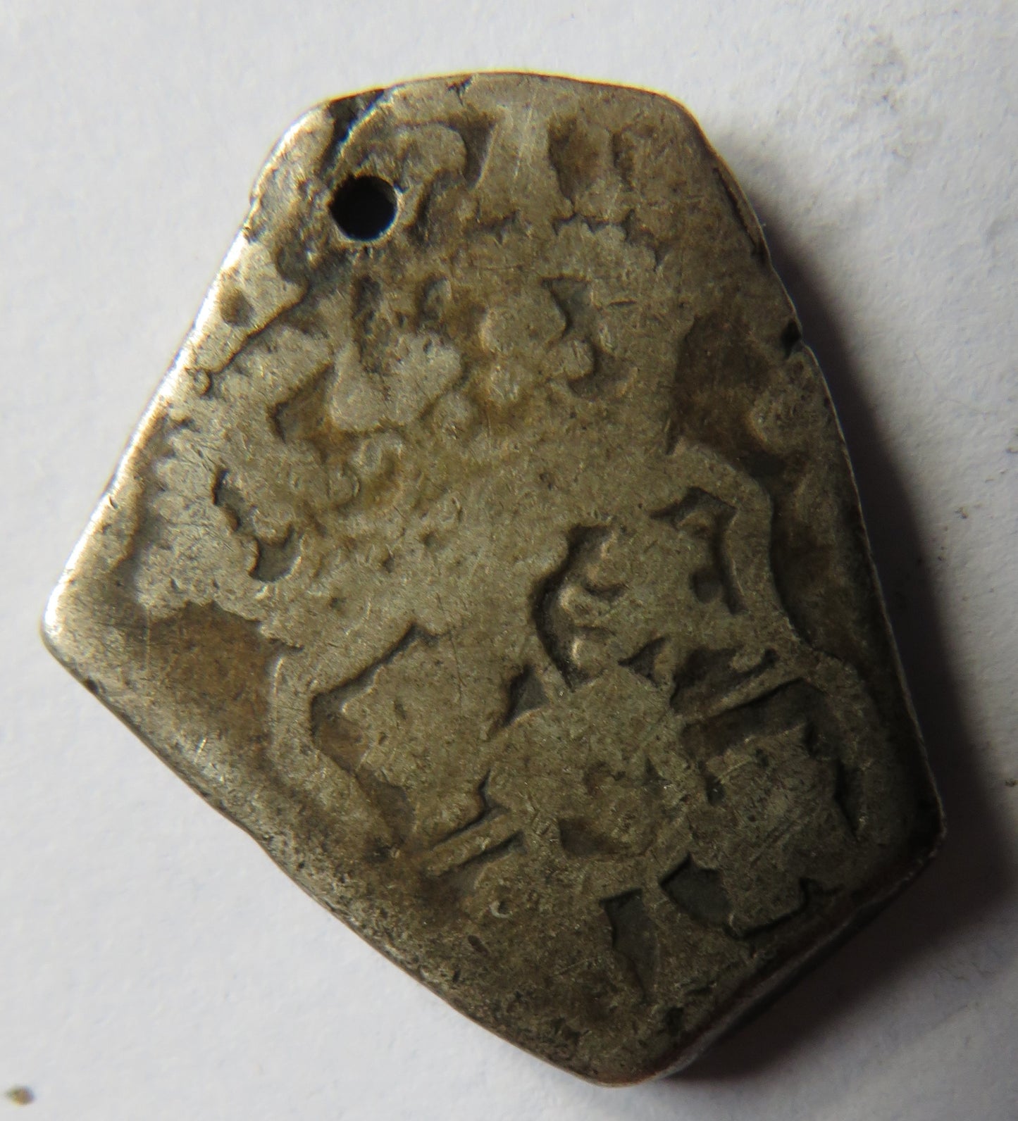 1738 Spanish Colonial Silver 2 Reals Cob Coin