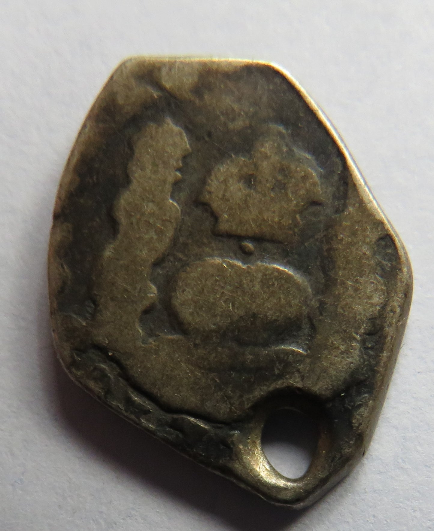 18thC Spanish Colonial Silver 1 Real Cob Coin