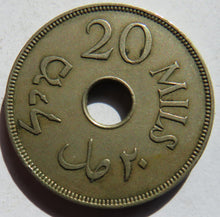 Load image into Gallery viewer, 1935 Palestine 20 Mils Coin
